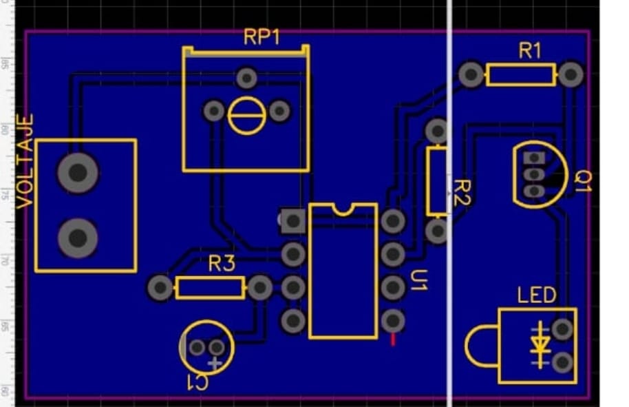 Placa de circuito terminada